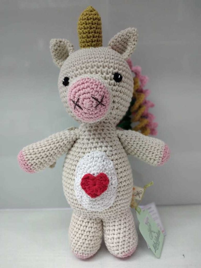 Muñecos Deco - Unicornio Crochet - Didactikids Flores