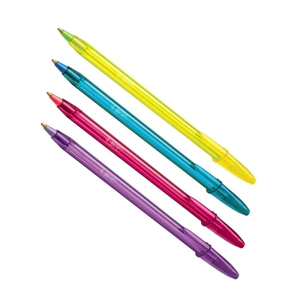 Bolígrafo Bic shimmers colores