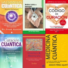 Pack de 6 Libros sobre Medicina y Curacion Cuántica en formato DIGITAL