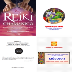 Pack de 4 Libros sobre Reiki Chamánico y Andino en formato DIGITAL