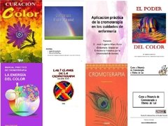 ﻿Pack de 8 libros de Cromoterapia en formato DIGITAL