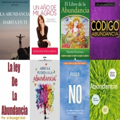 Pack de 8 Libros sobre Abundancia en formato DIGITAL