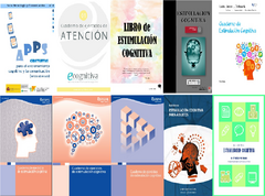 Pack de 13 libros de Estimulación Cognitiva en formato DIGITAL.