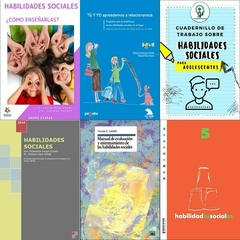 Pack de 12 Libros sobre Habilidades Sociales en formato DIGITAL.