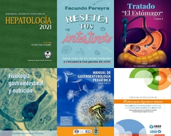 Pack de 12 Libros sobre Medicina Digestiva en formato DIGITAL.