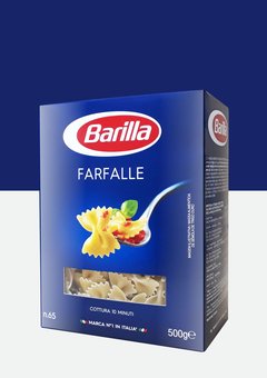 Fideos Italianos Barilla Farfalle N°65 Caja 500 g