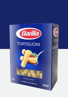 Fideos Italianos Barilla Tortiglioni N°83 Caja 500 g