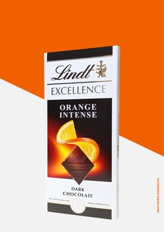 Chocolate Suizo Amargo con Naranja Lindt Excellence Tableta 100 g