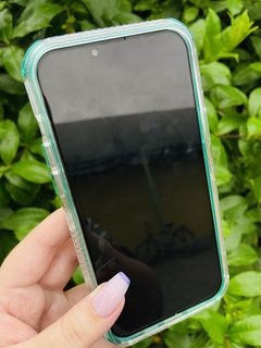 Case Clutch 3 em 1 - iPhone 13 Pro - Com Aro Frontal - Turquesa - comprar online