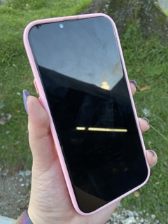 Case Veludo - iPhone 13 Pro Max - Com proteção na câmera - Rosa - comprar online