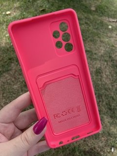 Case Slide Porta Cartão - Samsung A72 - Pink - comprar online