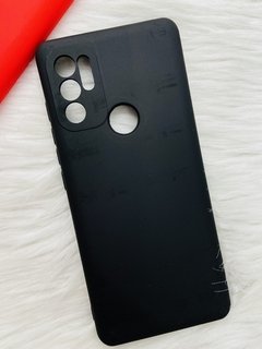 Case Veludo - Motorola G60 S - Com proteção na câmera - Preto