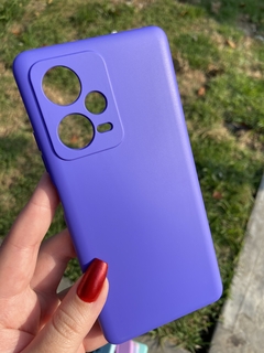 Case Veludo - Xiaomi Redmi Note 12 Pro Plus - Com Proteção Na Câmera - Lavanda