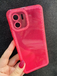Case Brilho - Xiaomi Redmi A1 - Com proteção na câmera - Pink
