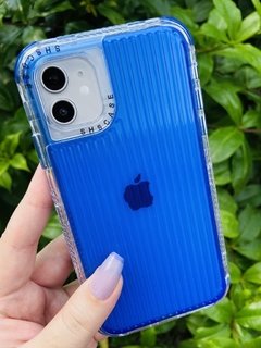 Case Clutch 3 Em 1 - iPhone 13 - Com Aro Frontal - Azul