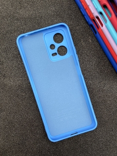 Case Veludo - Xiaomi Poco X5 - Com Proteção Na Câmera - Azul - comprar online