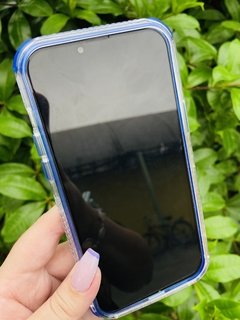 Case Clutch 3 em 1 - iPhone 13 Pro - Com Aro Frontal - Azul - comprar online