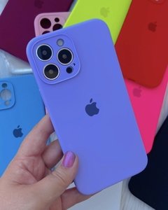 Silicone Case - iPhone 13 Pro Max - Fechada Embaixo E Na Câmera - Lilás