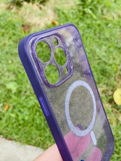 Case MagSafe Glitter - iPhone 15 Pro Max - Roxo - comprar online