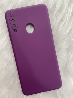 Case Veludo - Samsung A20 S - Com Proteção Na Câmera - Roxo