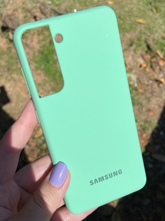 Silicone Case - Samsung S21 - Verde Água
