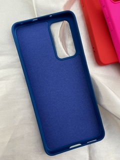 Case Veludo - Xiaomi Mi 12 Lite - Azul Escuro - comprar online