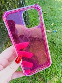 Case 3 em 1 Elegante - iPhone 13 Pro - Rosa Neon - comprar online