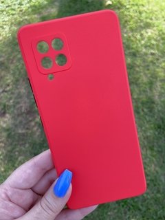 Case Veludo - Samsung A42 - Vermelho