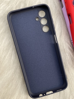 Case Veludo - Samsung A24 - Com Proteção Na Câmera - Azul Acinzentado - comprar online