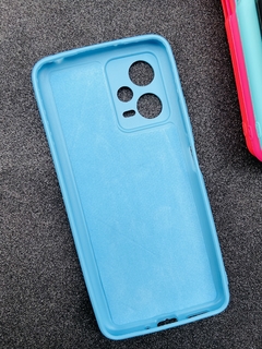 Case Veludo - Xiaomi Poco X5 / X5 Pro - Com Proteção Na Câmera - Azul - comprar online