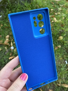 Case Veludo - Samsung Note 20 Ultra - Com proteção na câmera - Azul Escuro - comprar online