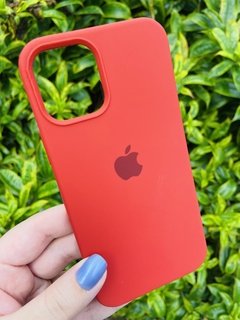 Silicone Case - iPhone 12 / 12 Pro - Fechada Embaixo - Vinho