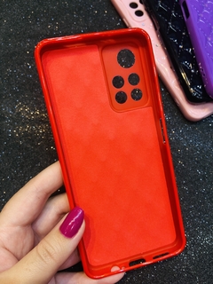 Case Strass - Xiaomi Redmi Note 11 5g / Poco M4 Pro 5g - Com Veludo Interno - Vermelho - comprar online