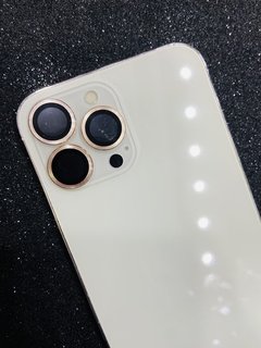 Protetor de câmera Metálico - iPhone 13 Pro Max - Dourado