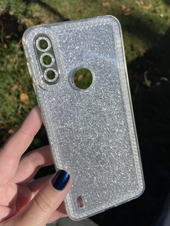Case Brilho - Motorola E7 Power - Com proteção na câmera - Prata