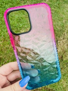 Case Diamond - iPhone 12 Pro Max - Pink e Azul