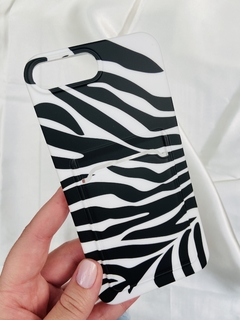 Case Zebra com Porta Cartão - iPhone 7 Plus - iPhone 8 Plus