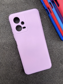 Case Veludo - Xiaomi Poco X5 - Com Proteção Na Câmera - Lilás