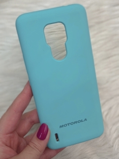 Silicone Case - Motorola E7 - Turquesa