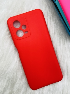 Case Veludo - Xiaomi Poco X5 / X5 Pro - Com Proteção Na Câmera - Vermelho