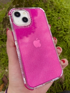 Case 3 em 1 Glitter - iPhone 14 Plus - Rosa - comprar online