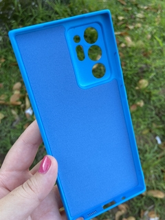 Case Veludo - Samsung Note 20 Ultra - Com proteção na câmera - Azul - comprar online