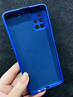 Case Veludo - Samsung A71 - Com proteção na câmera - Azul Escuro - comprar online