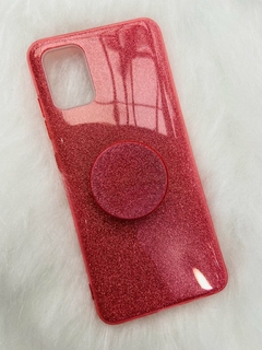 Case Glitter Anti-impacto com Pop - Samsung A72 - Hibisco