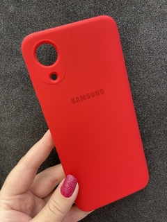 Silicone Case - Samsung A03 Core - Vermelho