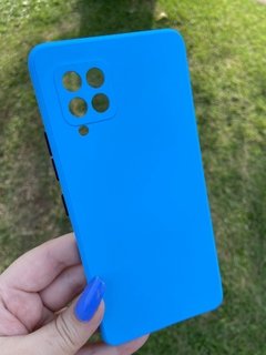 Case Veludo - Samsung A42 - Azul Claro - comprar online