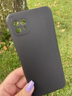 Case Veludo - Motorola G50 5g - Com proteção na câmera - Preto