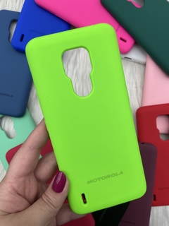 Silicone Case - Motorola E7 - Verde Neon