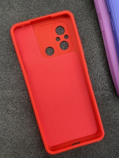 Case Veludo - Xiaomi Redmi 12 C - Com proteção na câmera - Vermelho - comprar online