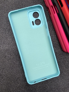 Case Veludo - Motorola G53 - Com proteção na câmera - Turquesa - comprar online